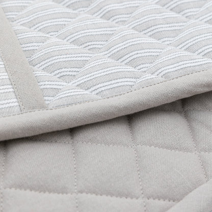 Gallery Direct Woven Striped Double Oven Glove Grey - image 4