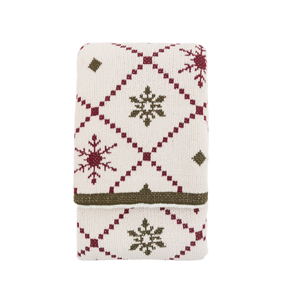 Gallery Direct Heritage Fairisle Chenille Knit Throw - image 2