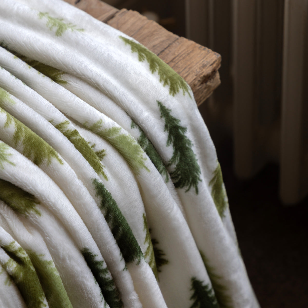 Gallery Direct Woodland Tree Printed Fleece Throw - image 3