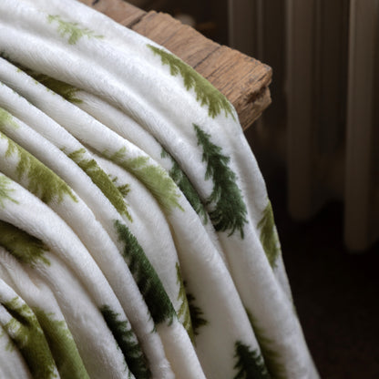 Gallery Direct Woodland Tree Printed Fleece Throw - image 3