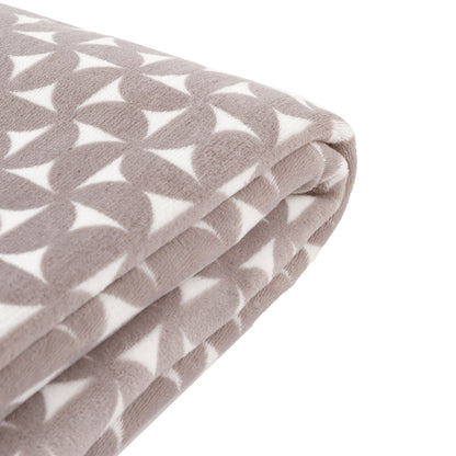 Gallery Direct Modern Geo Flannel Throw Grey - image 7