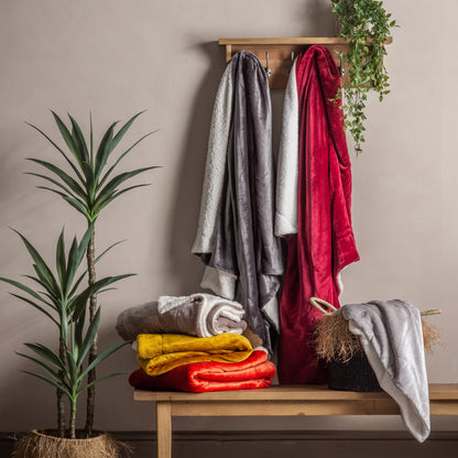 Gallery Direct Sterling Sherpa Throw Silver - image 3