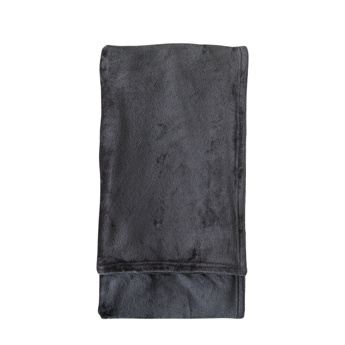 Gallery Direct Rolled Flannel Fleece Charcoal - image 1