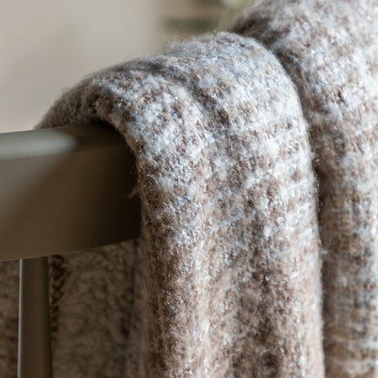 Gallery Direct Woven Natural Faux Mohair Sherpa Throw - image 3
