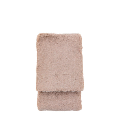 Gallery Direct Juniper Faux Fur Throw Dusky Pink - Small - image 2
