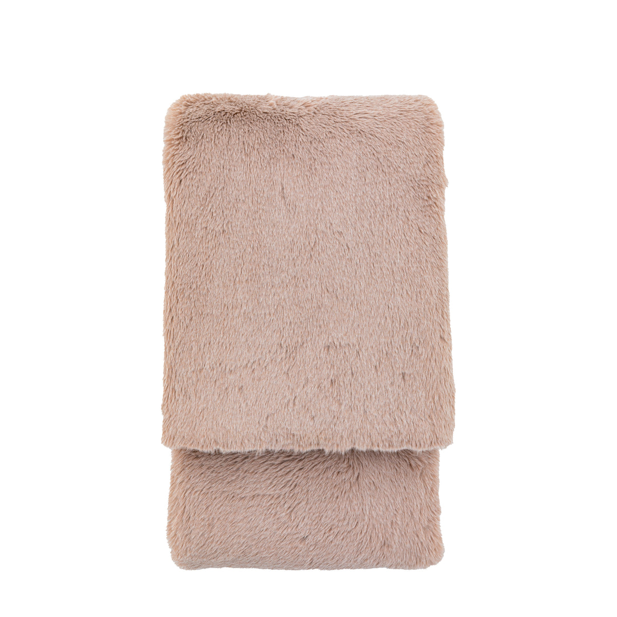 Gallery Direct Juniper Faux Fur Throw Dusky Pink - Large - image 2