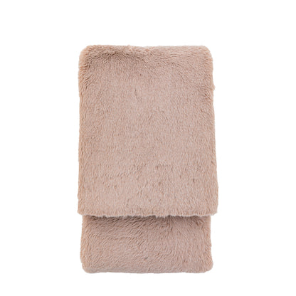 Gallery Direct Juniper Faux Fur Throw Dusky Pink - Large - image 2