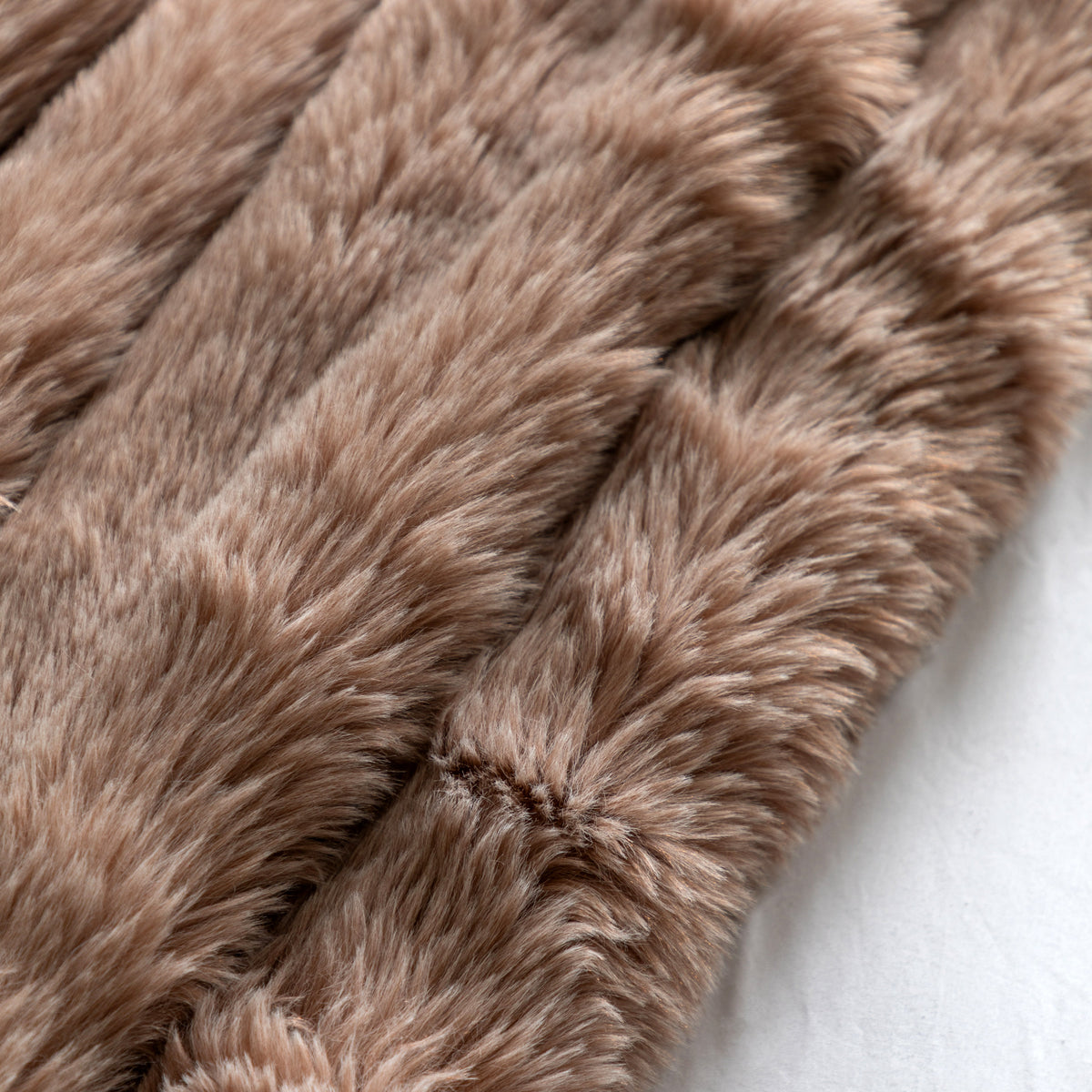 Gallery Direct Juniper Faux Fur Throw Dusky Pink - Large - image 3