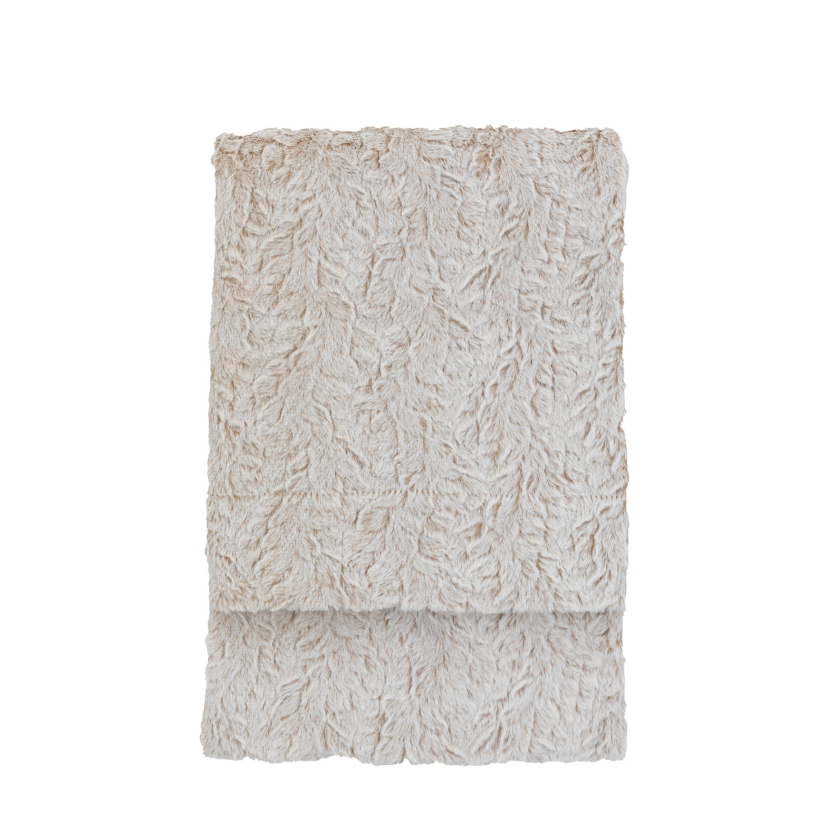 Gallery Direct Hampshire Faux Fur Throw Natural - image 2