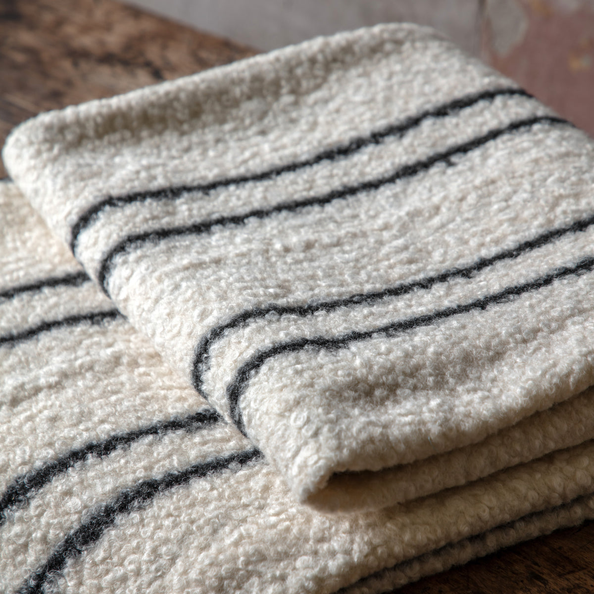 Gallery Direct Ophelia Scalloped Throw Cream & Black - image 4