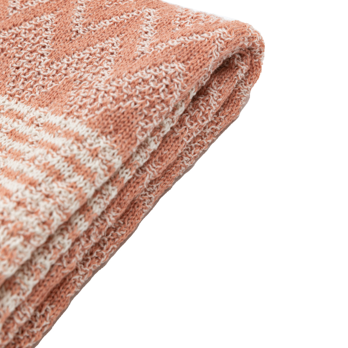 Gallery Direct Nalu Knitted Herringbone Throw Apricot - image 6