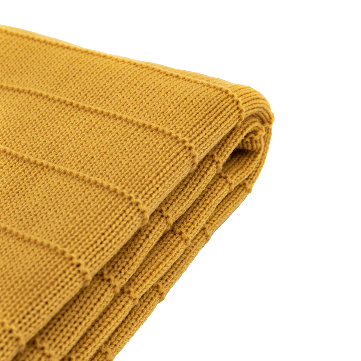 Gallery Direct Florence Knit Throw Mustard - image 5