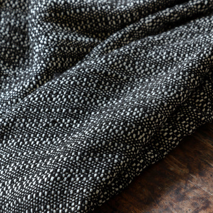 Gallery Direct Woven Throw with Tassels Black - image 3