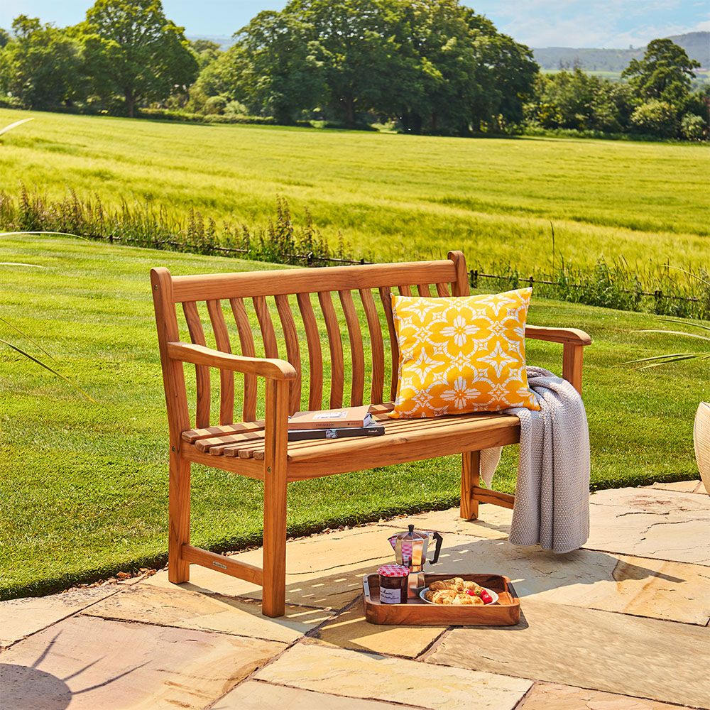 Alexander Rose 4Ft Teak Broadfield Garden Bench