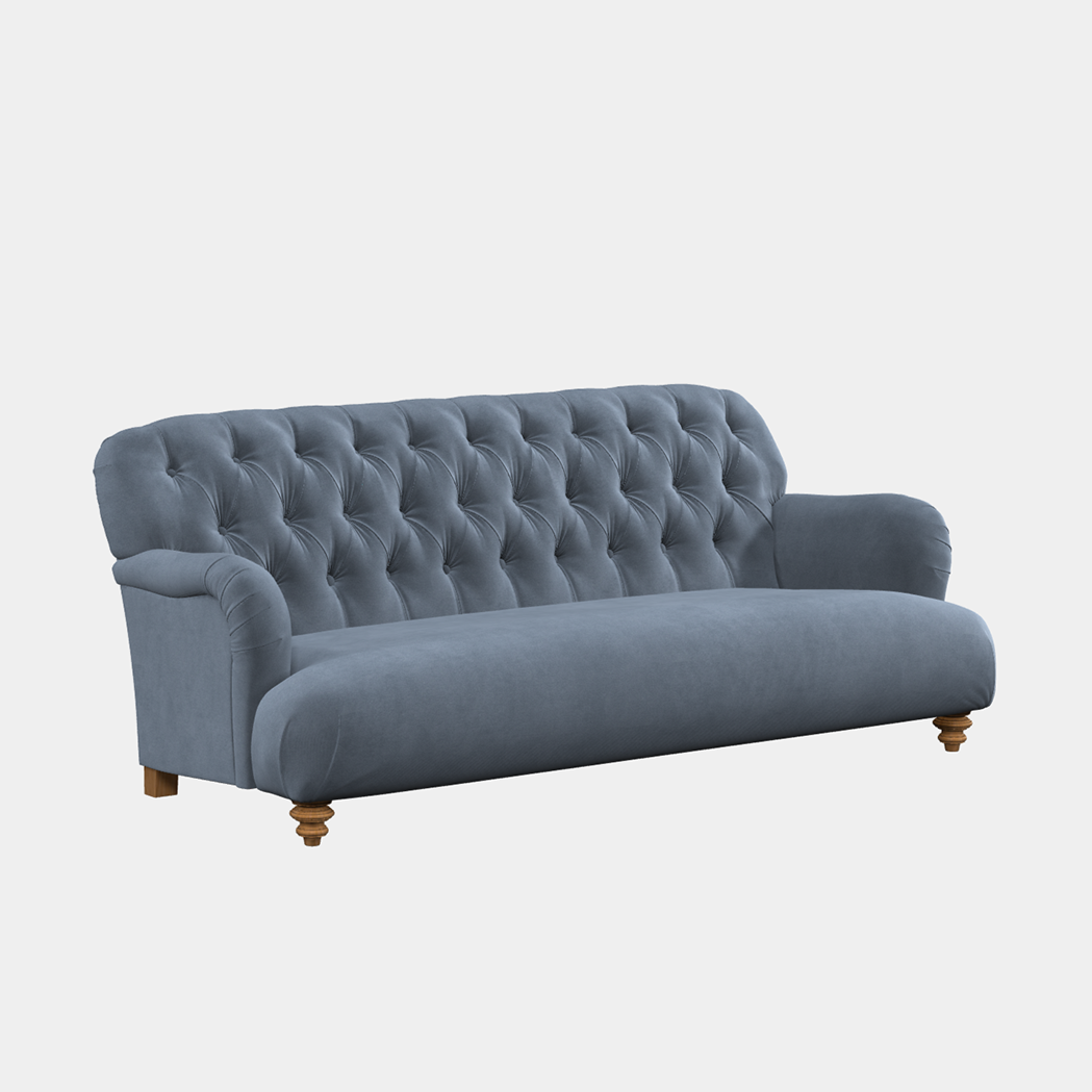 Original product cutout: Tetrad Duffel Midi Sofa in Varese Smoke Fabric.