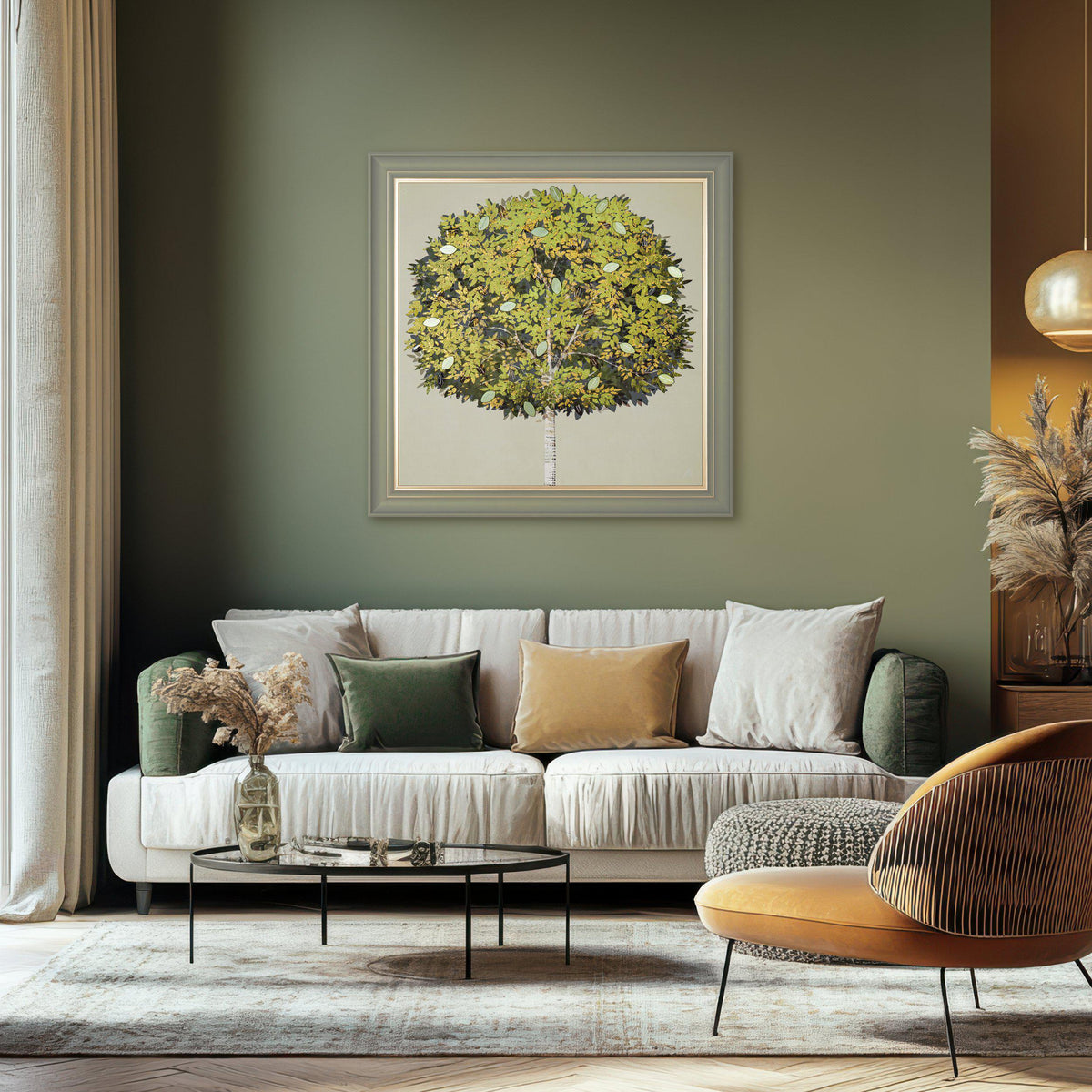 Gallery Direct The Love Tree Framed Canvas - image 1