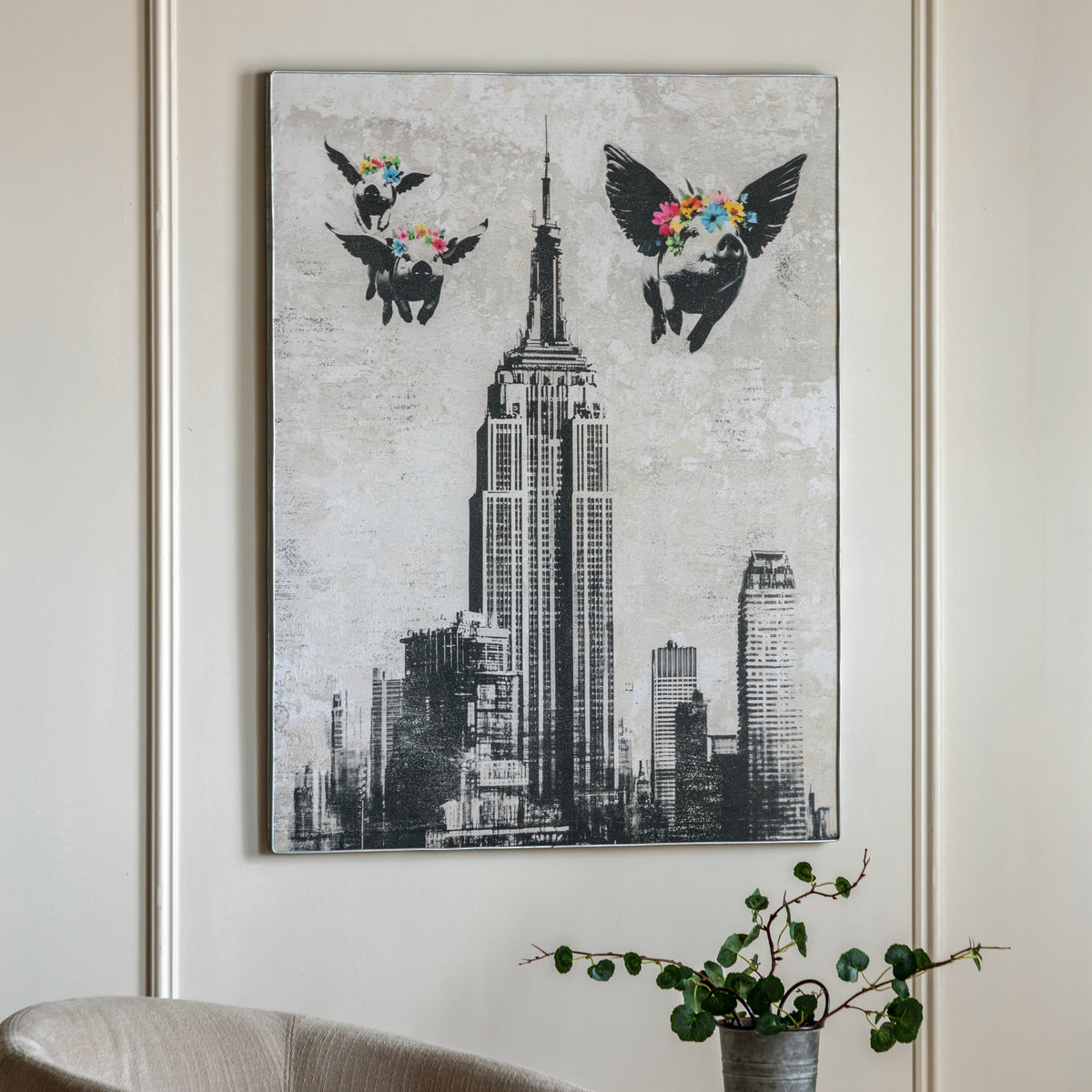 Gallery Direct Concrete Dreams II Framed Canvas - image 1
