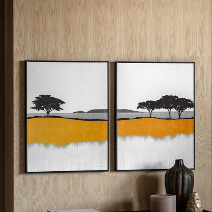 Gallery Direct Seaview Framed Canvas Set of 2 - image 1