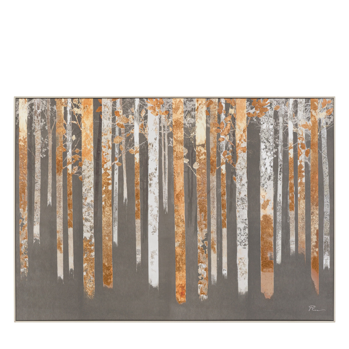 Gallery Direct Guilded Silence Framed Canvas - image 1