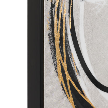 Gallery Direct Bold as Gold Framed Canvas Set of 2 - image 4