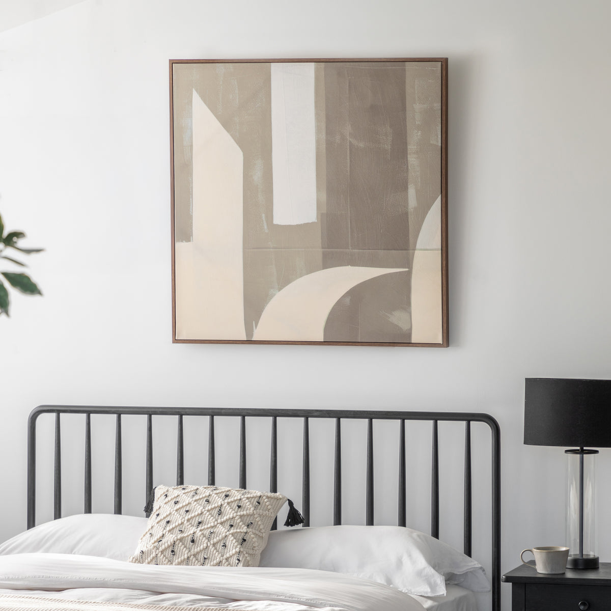 Gallery Direct Concreta Abstract Framed Canvas - image 1