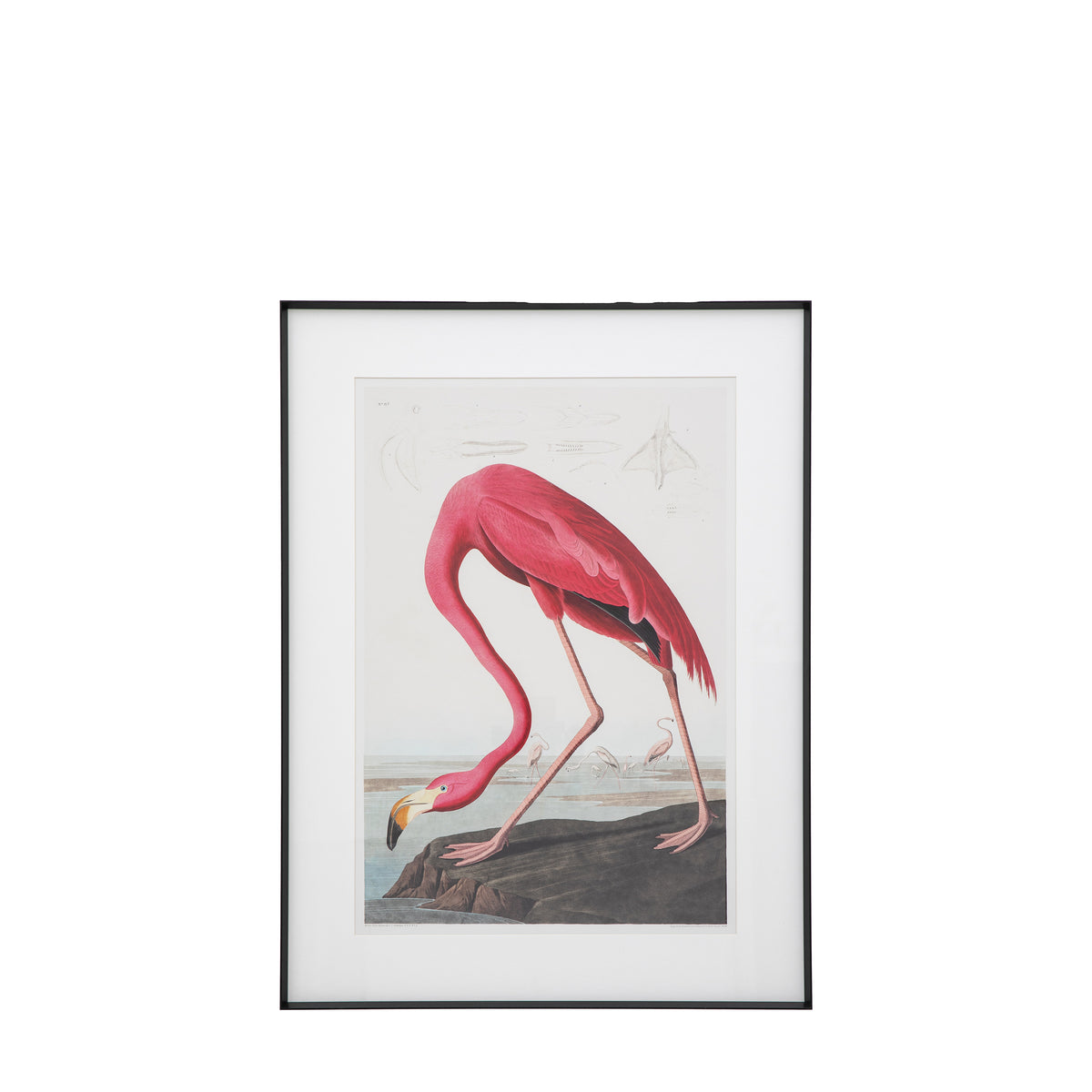 Gallery Direct Wading Flamingo Framed Art - image 2
