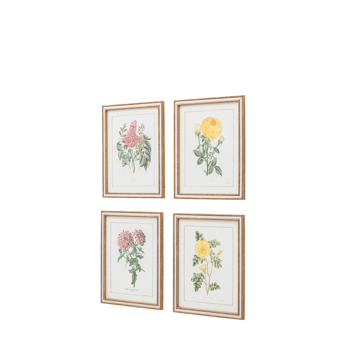 Gallery Direct Floral Quartet Framed Art Set of 4 - image 2