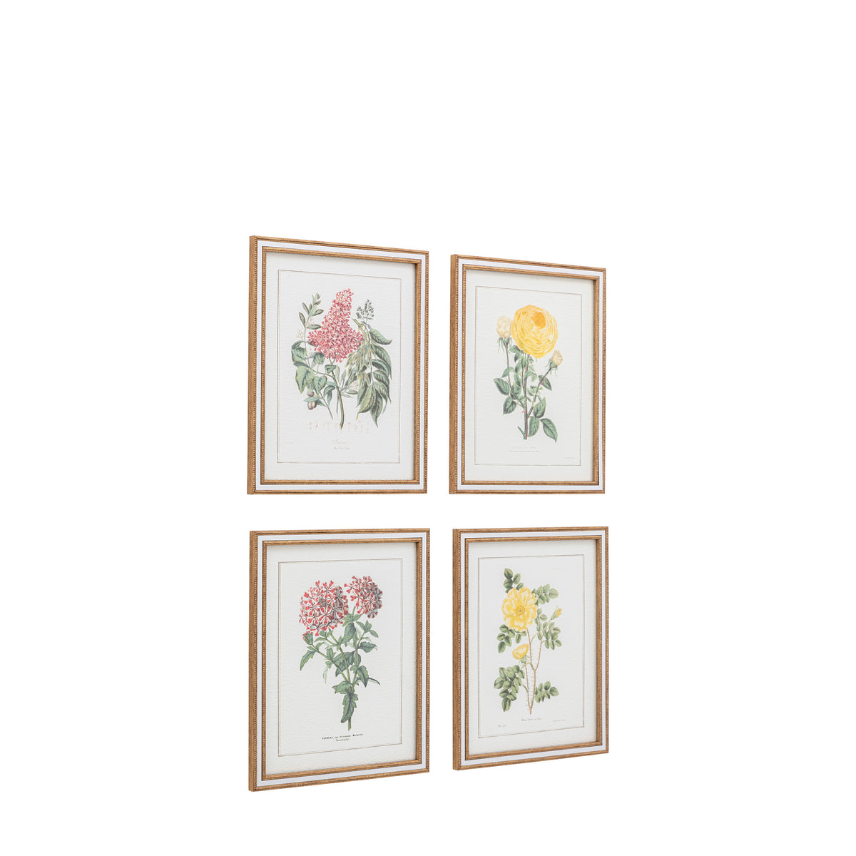 Gallery Direct Floral Quartet Framed Art Set of 4 - image 3