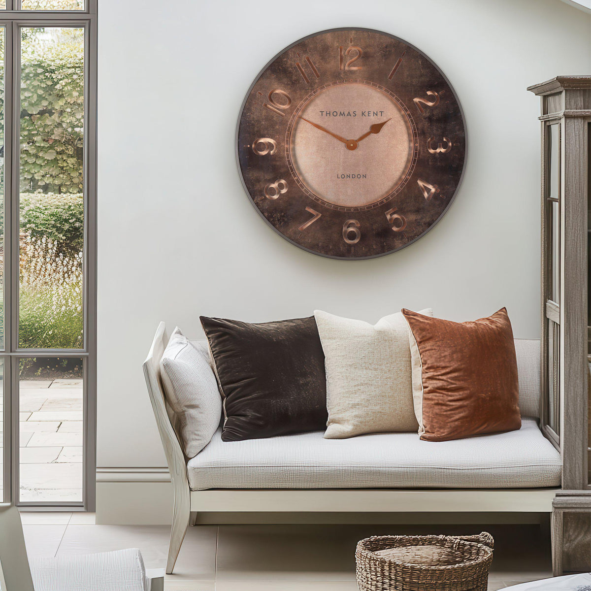 Gallery Direct Wall Clock Sovereign Gold - image 1