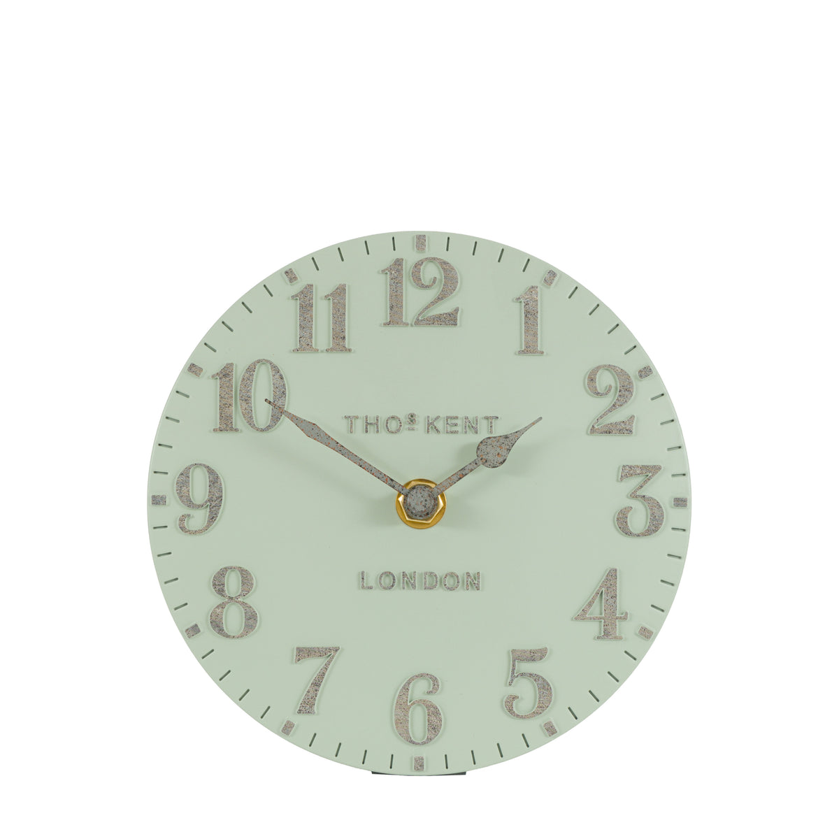 Gallery Direct Arabic Mantel Clock Pearl Green - image 2