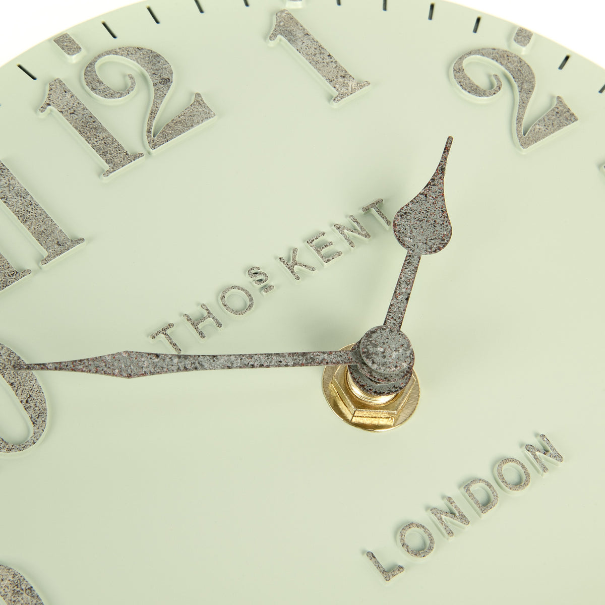 Gallery Direct Arabic Mantel Clock Pearl Green - image 3