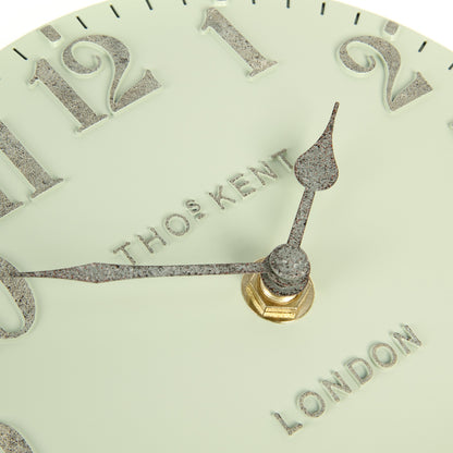 Gallery Direct Arabic Mantel Clock Pearl Green - image 3