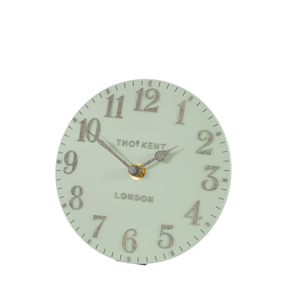 Gallery Direct Arabic Mantel Clock Pearl Green - image 5