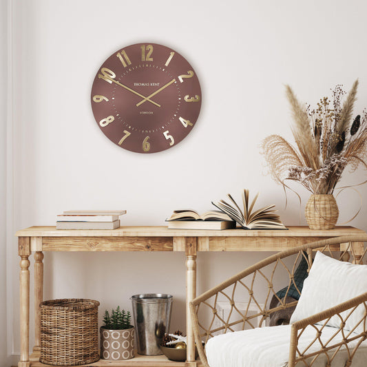 Gallery Direct Mulberry Wall Clock Auburn - Large - image 1