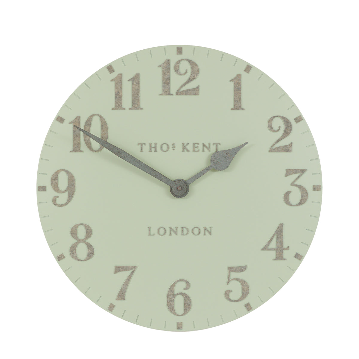 Gallery Direct Arabic Wall Clock Pearl Green - Large - image 2