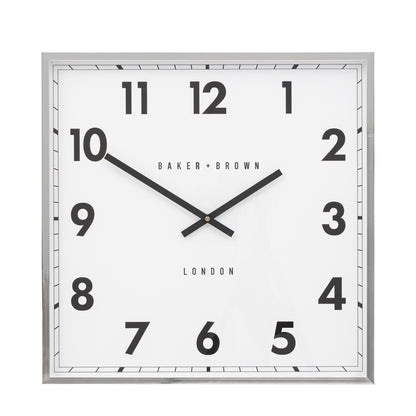 Gallery Direct Buxton Wall Clock Chrome - image 2