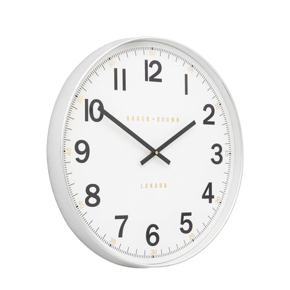 Gallery Direct Whitby Wall Clock Chrome - image 5