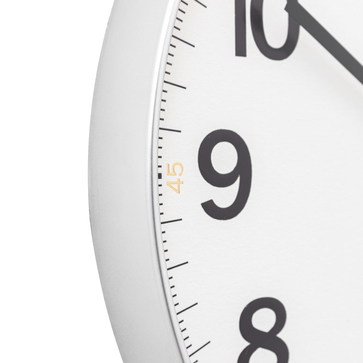 Gallery Direct Whitby Wall Clock Chrome - image 6