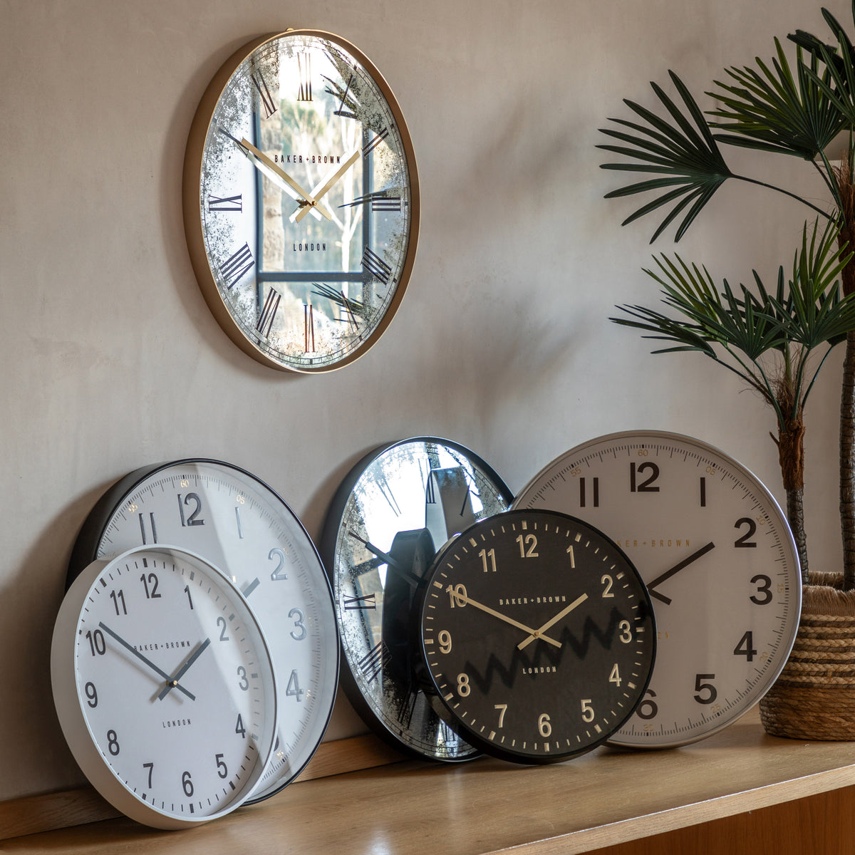 Gallery Direct Chester Wall Clock Gold - image 1