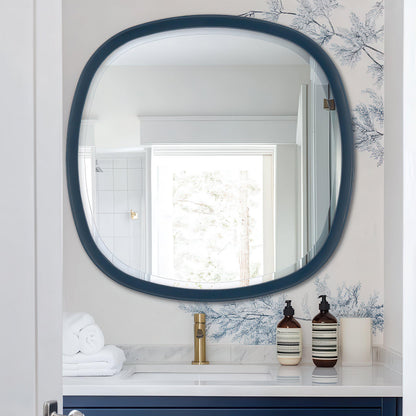 Gallery Direct Padstow Mirror Navy - image 1
