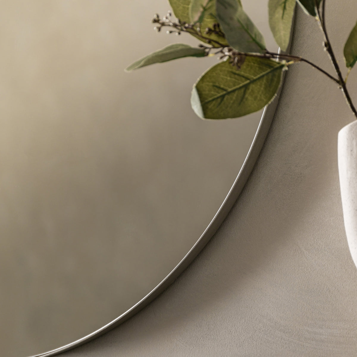 Gallery Direct Bowie Round Mirror Silver - image 4