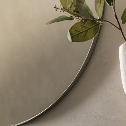 Gallery Direct Bowie Round Mirror Silver - image 4