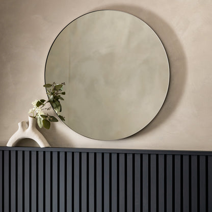 Gallery Direct Bowie Round Mirror Silver - image 5