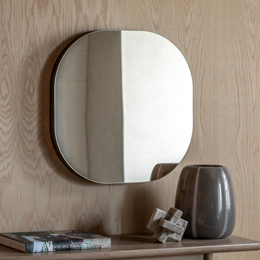 Gallery Direct Tokyo Pebble Mirror Black - image 1