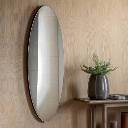 Gallery Direct Tokyo Elipse Mirror Black - image 1