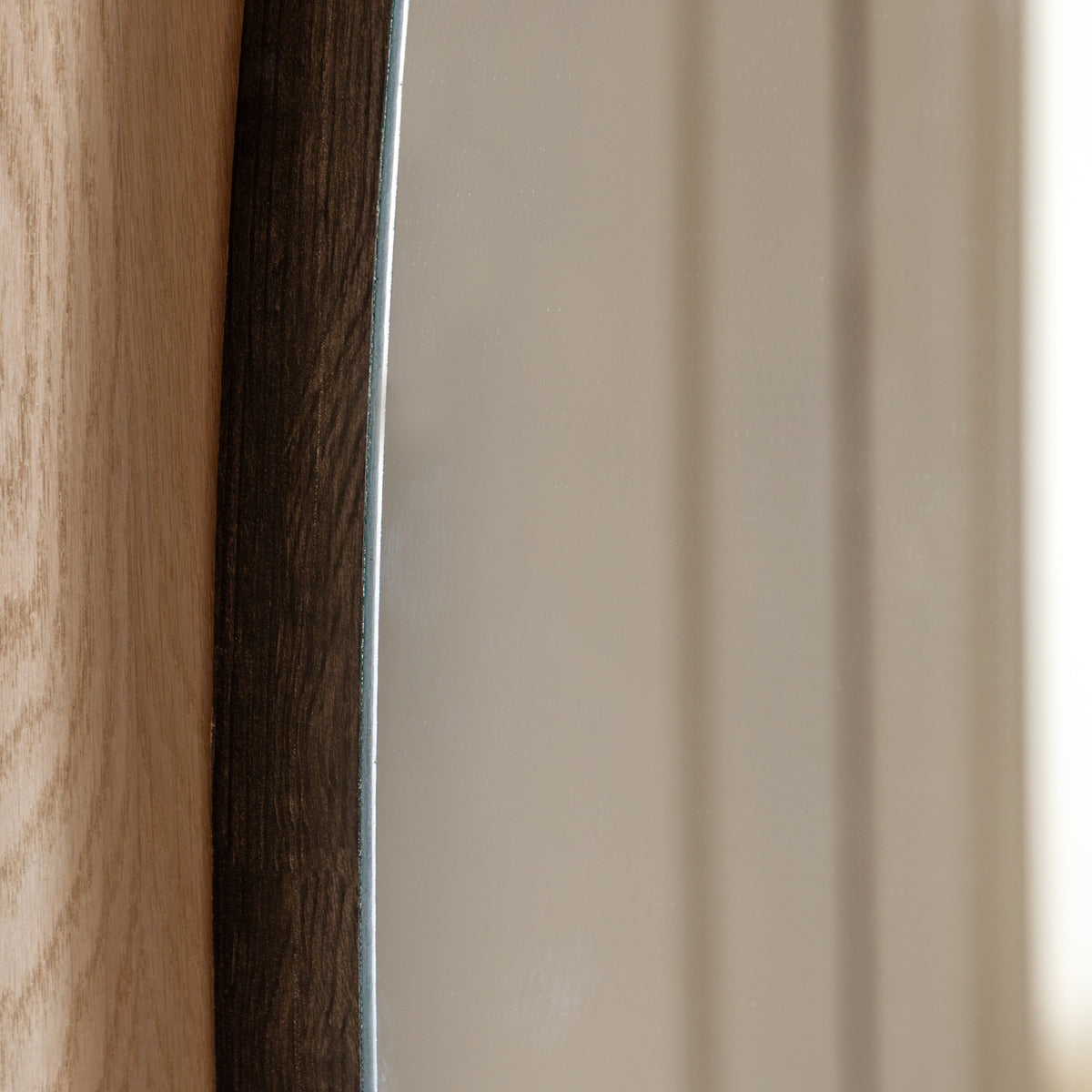 Gallery Direct Tokyo Elipse Mirror Black - image 3