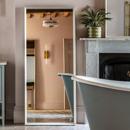 Gallery Direct Ashbury Leaner Mirror White - image 1