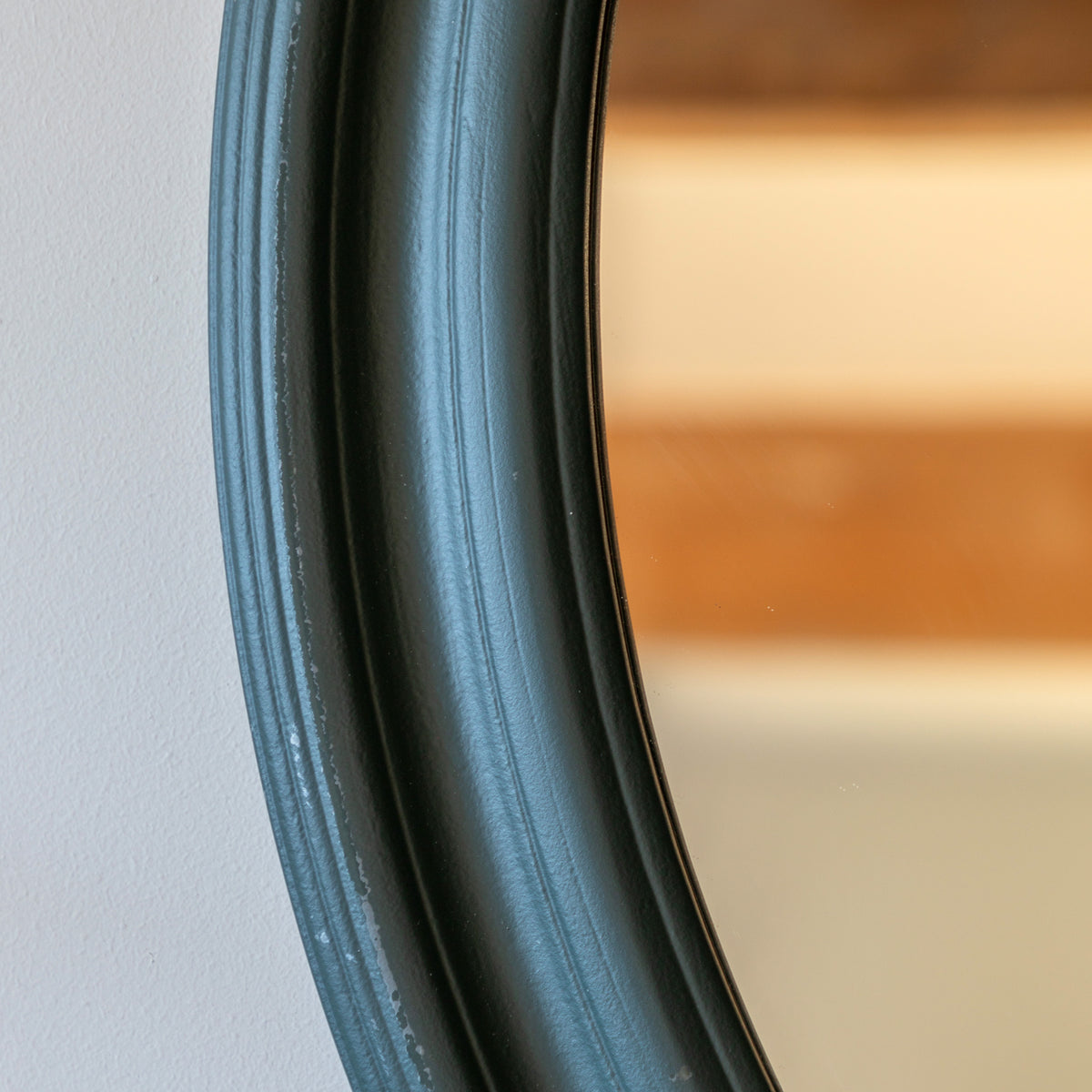 Gallery Direct Suffolk Round Mirror Green - Large - image 3