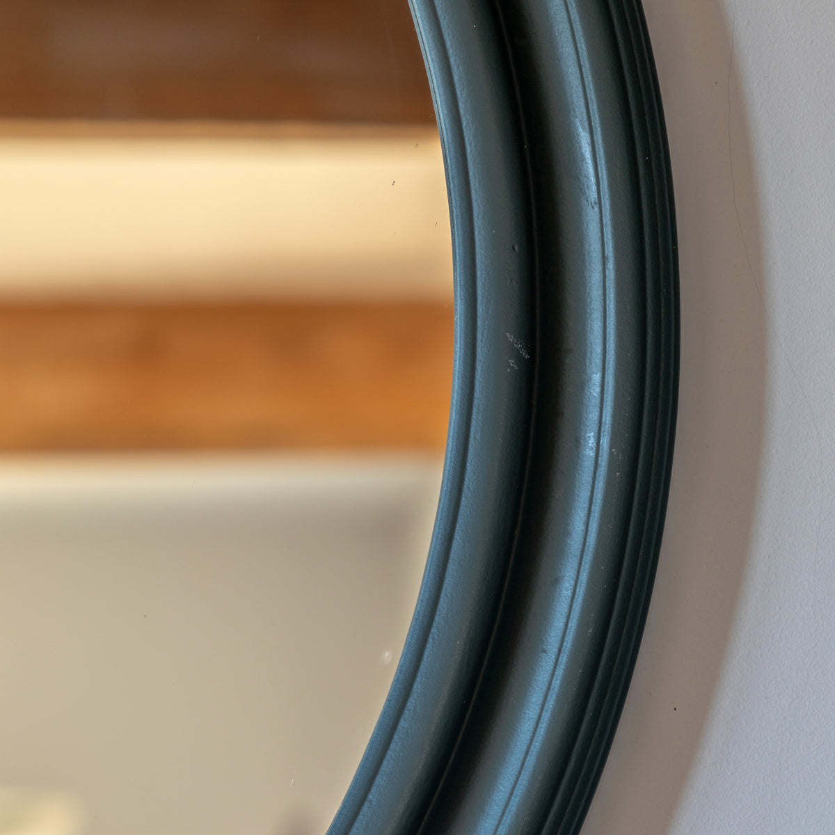 Gallery Direct Suffolk Round Mirror Green - Large - image 4