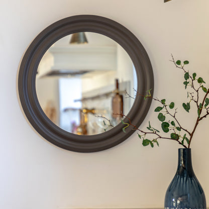Gallery Direct Suffolk Round Mirror Charcoal - image 1